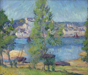 Lot 6203, Auction  122, Linde-Walther, Heinrich-Eduard, Blick auf den Hafen von Douarnenez in der Bretagne