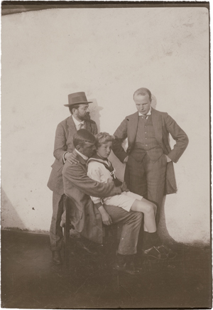 Lot 6333, Auction  122, Unbekannter Fotograf, Ivo Hauptmann, Benvenuto Hauptmann, Emil Orlik und Leo von König