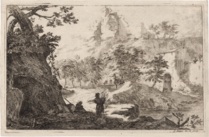 Lot 5883, Auction  123, Smees, Jan, Die Burgruine auf der Anhöhe