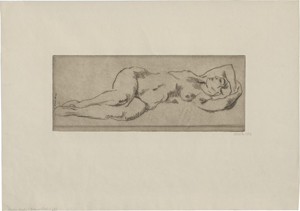 Lot 7085, Auction  123, Orlik, Emil, Liegender weiblicher Akt