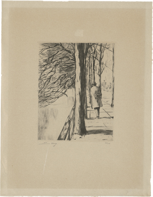 Lot 7115, Auction  123, Ury, Lesser, Spaziergänger am Landwehrkanal