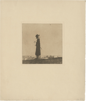 Lot 7119, Auction  123, Vogeler, Heinrich, Die Lerche (Selbstbildnis)