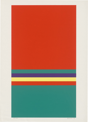 Lot 7225, Auction  123, Graeser, Camille, Relation mit rotem Quadrat