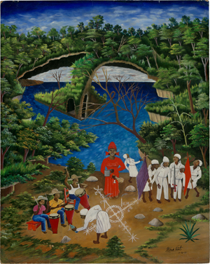 Lot 7363, Auction  123, Vital, Pauleus, Ohne Titel (Voodoo-Zeremonie)