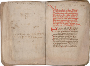 Los 1010 - Katechetische Sammelhandschrift - Deutsche Handschrift auf Papier. Südwestdeutschland um 1400 - 0 - thumb