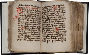 Los 1015 - Johannes von Neumarkt - Mystische Sammelhandschrift. Deutsche Handschrift auf Papier. Nürnberg, St. Katharina, 2. Drittel des 15. Jahrhunderts. - Umfangreiche spätmittelalterliche Sammelhandschrift - 0 - thumb
