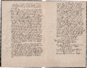 Los 1049 - Wittenberger Schreiben - "Extract schreibens auß Wittemberg von meinem pofessore". Deutsche Handschrift auf Papier. - 0 - thumb