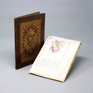 Los 1057 - Privilegienbestätigung - Lateinische Handschrift auf Pergament. Macerata 1674. -  Aus der Bibliothek von Leo Olschki, Florenz - 0 - thumb