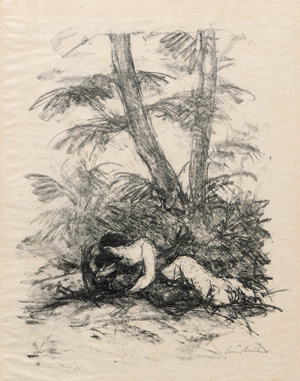 Los 3121 - Goethe, Johann Wolfgang von - Gedichte. Berlin, P. Cassirer, 1924-1926. - Mit Original-Lithographien von M. Liebermann, E. Barlarch, H. Meid und K. Walser. - 0 - thumb