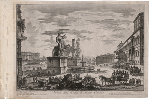 Los 5652 - Piranesi, Giovanni Battista - Veduta della Piazza di Monte Cavallo - 0 - thumb