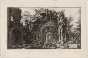 Los 5654 - Piranesi, Giovanni Battista - Veduta della fonte e delle spelonche d'Egeria...  - 0 - thumb