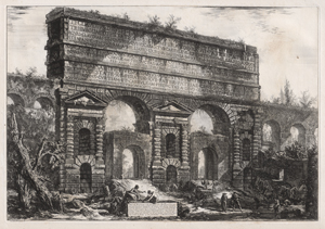 Los 5656 - Piranesi, Giovanni Battista - Veduta del Monumento eretto dall' Imperador Tito Vespasiano - 0 - thumb