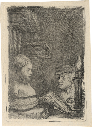 Los 5669 - Rembrandt Harmensz. van Rijn - Der Zeichner - 0 - thumb