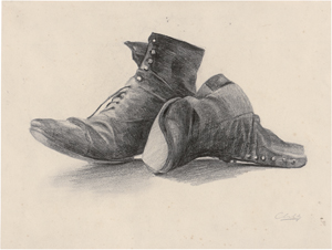Los 6565 - Deutsch - um 1910. Lederne Schnürstiefel - 0 - thumb