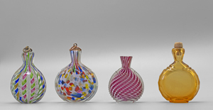 Los 6589 - Schnupftabakgläser - Sammlung von ca. 30 Glasflakons + zahlreiche Beigaben. Zumeist 20. Jahrhundert - 0 - thumb
