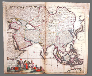 Lot 42, Auction  126, Danckerts, Justus, Exactissima Asiae delineatio in praecipas regiones