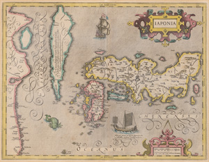 Lot 53, Auction  126, Mercator, Gerhard, Japonia. Kupferkarte. Um 1611