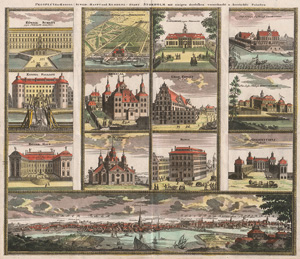 Lot 105, Auction  126, Homann, Johann Baptist, Prospect. Um 1740