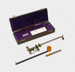 Los 350 - Planimeter - Messgerät zur Ermittlung von Flächeninhalten auf Landkarten. Messinginstrument - 1 - thumb