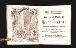 Lot 354, Auction  126, Schäffer, Johann Gottlieb, Die electrische Medicin