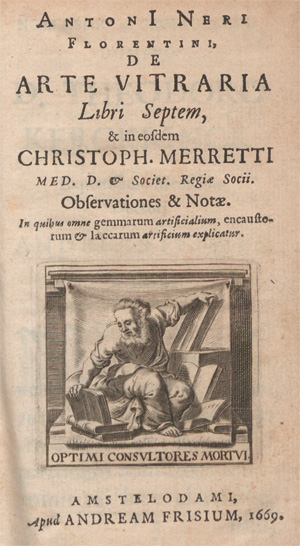 Lot 412, Auction  126, Neri, Anton, De Arte Vitraria Libri Septem