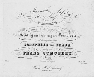 Lot 461, Auction  126, Lieder mit Begleitung, Sammlung mit 18 originalen Notendrucken der großen Verlage 