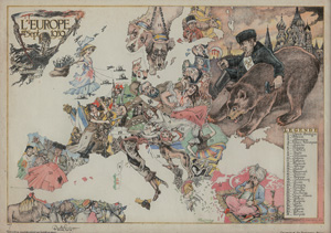 Lot 489, Auction  126, Vlaanderen, André, L'Europe en Sept. 1939. 