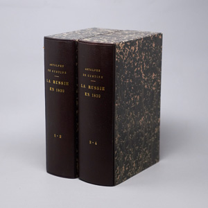 Lot 493, Auction  126, Custine, A. de., La Russie en 1839.