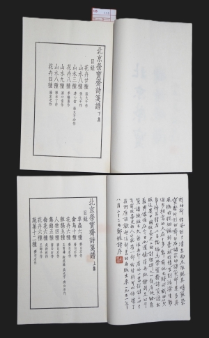 Los 666 - Qi Baishi - Rong Bao zhai xin ji shi jian pu. 2 chinesische Blockbücher  - 2 - thumb