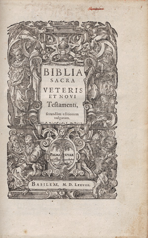Los 1109 - Biblia latina - Biblia Sacra, veteris et novi testamenti, secundum editionem vulgatam - 1 - thumb