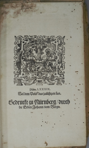 Los 1164 - Mathesius, Johannes - Postilla. Das ist Außlegung der Sontags und fürnembsten Fest Evangelien uber das gantze jar - 8 - thumb