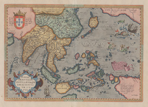 Lot 1169, Auction  126, Ortelius, Abraham, Indiae Orientalis insularumque adiacientium Typus