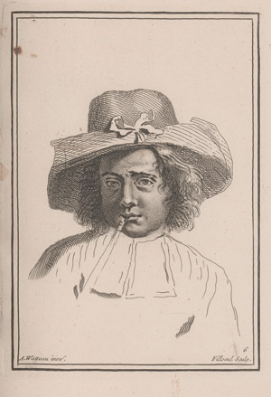 Lot 1274, Auction  126, Watteau, Antoine, Livre de differents caractères de têtes