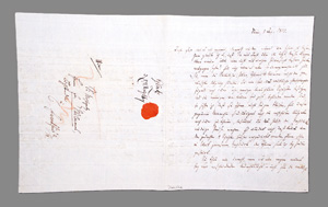 Lot 2522, Auction  126, Glatz, Jakob, Brief an den Verleger Wilmans. 1807