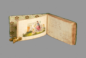 Lot 2545, Auction  126, Stammbuch, Emma Strauwald aus Schlesien. 1824-1834