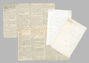 Lot 2560, Auction  126, Jussieu, Adrien de, 3 Briefe an Botaniker in Dresden und Wien. 1839-1844