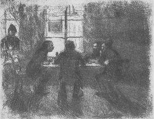 Lot 2616, Auction  126, Kollwitz, Käthe, Brief über den Weber-Zyklus. Dabei eine Radierung. 1917