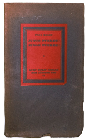 Lot 3035, Auction  126, Boldt, Paul, Junge Pferde! Junge Pferde! 