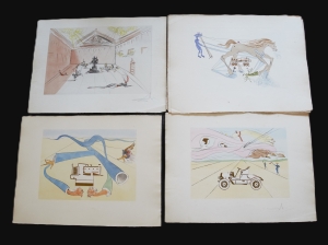 Los 3053 - Dali, Salvador - 29 kolorierte und pochoir-kolorierte Original-Kaltnadelradierungen auf Arches-Velin - 3 - thumb