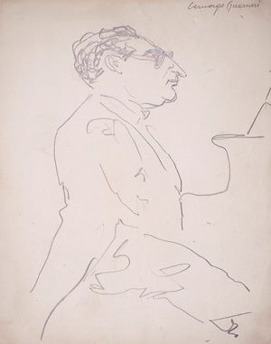 Lot 3069, Auction  126, Dolbin, Benedikt Fred, Portrait von Camargo Guarnieri