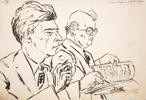 Lot 3088, Auction  126, Dolbin, Benedikt Fred, Doppelportrait von William Bergsma und Ben Weber