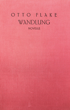 Lot 3116, Auction  126, Flake, Otto, Wandlung