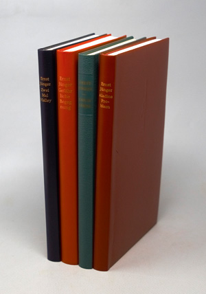 Lot 3252, Auction  126, Jünger, Ernst, Konvolut von 5 Werken in signierten und numm. Ganzlederausgaben. Stuttgart 1966-1990