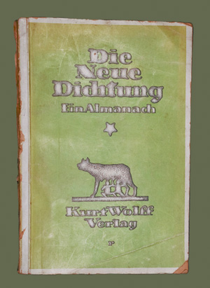 Lot 3265, Auction  126, Neue Dichtung, Die und Kafka, Franz, Die Neue Dichtung. Ein Almanach. Leipzig, Kurt Wolff, 1918