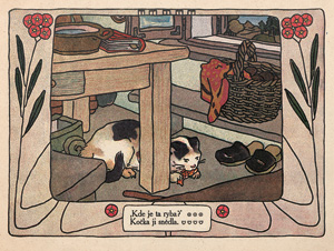 Lot 3342, Auction  126, Preissig, Vojtech, Byl jeden domecek. Prag 1905