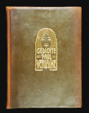 Lot 3386, Auction  126, Verlaine, Paul, Ausgewählte Gedichte. Grüner Saffianband. Leipzig, Insel, 1906. - 750 Exemplare