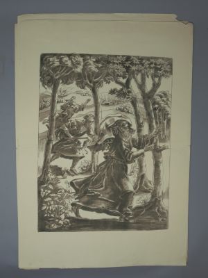 Los 3393 - Voigt, Marie Elisabeth - Acht Zeichnungen zu Löns Wehrwolf - 4 - thumb