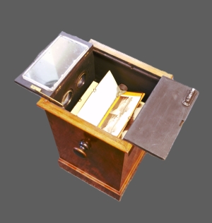 Los 3429 - Le Taxiphote - Tisch-Stereobetrachter - Stereobetrachter mit Nussbaumkorpus mit zwei Okularen - 7 - thumb