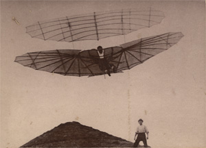Lot 4066, Auction  126, Lilienthal, Otto, Otto Lilienthal flying his gliding planes