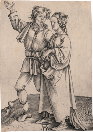 Lot 5085, Auction  126, Dürer, Albrecht, Der junge Bauer und seine Frau